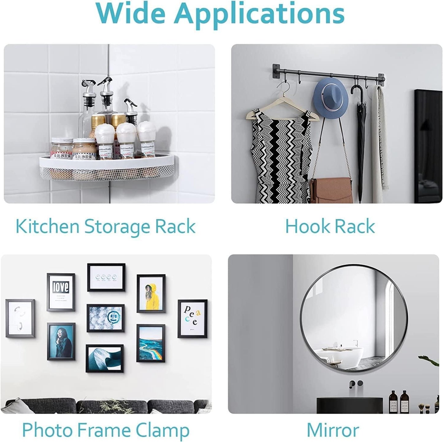 Wall Mount Screw Hooks for Home