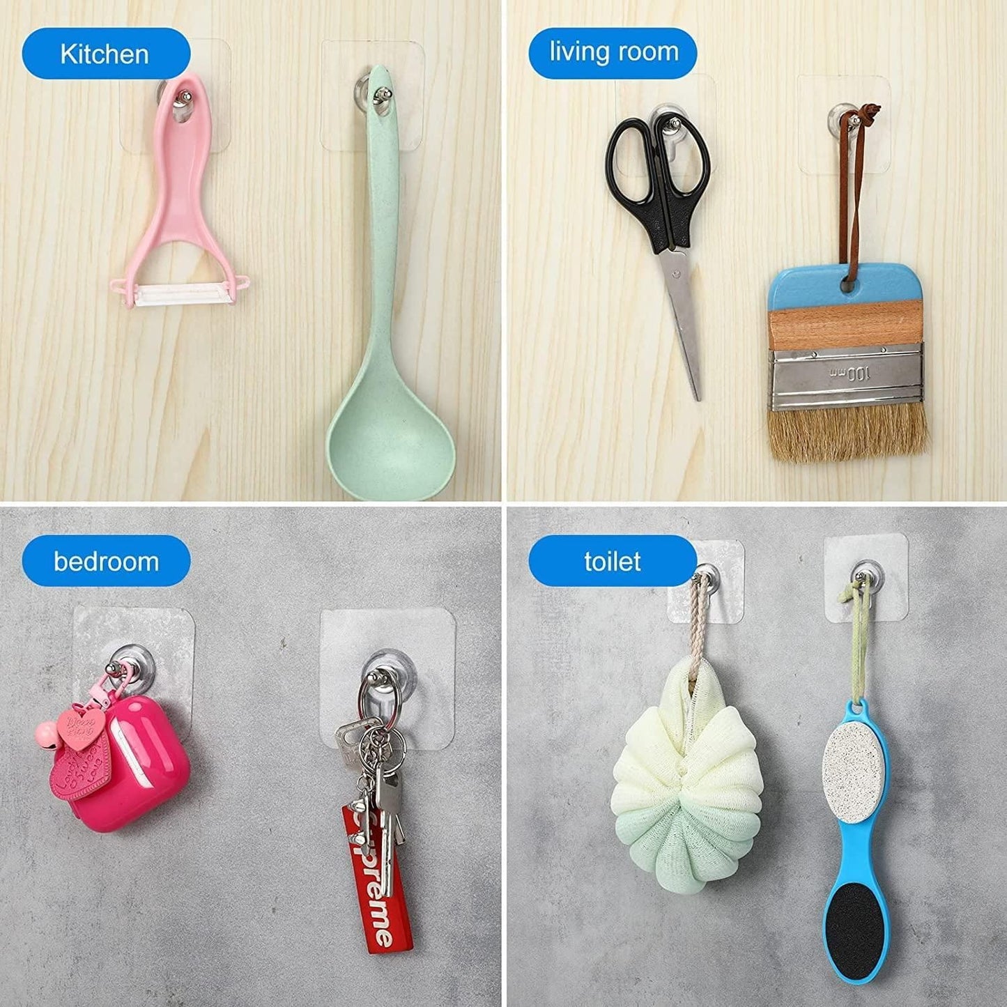 Wall Mount Screw Hooks for Home