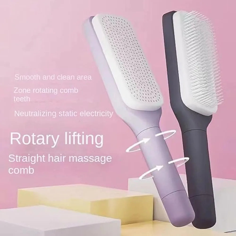 Self-cleaning Anti-static Massage Comb