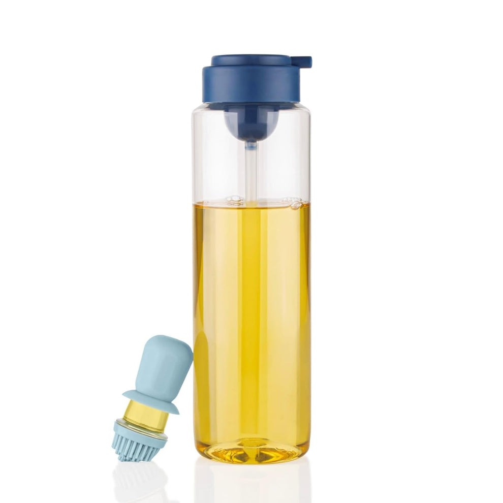 2 In 1 Oil Dispenser With Silicone Dropper Nozzle