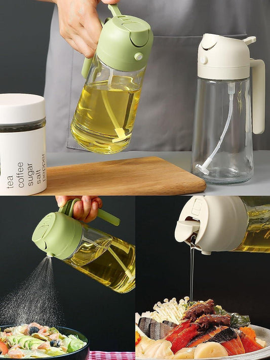 Sprayable And Pourable Oil Bottle