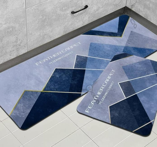 Rubber Floor Mat(Pack of 2)