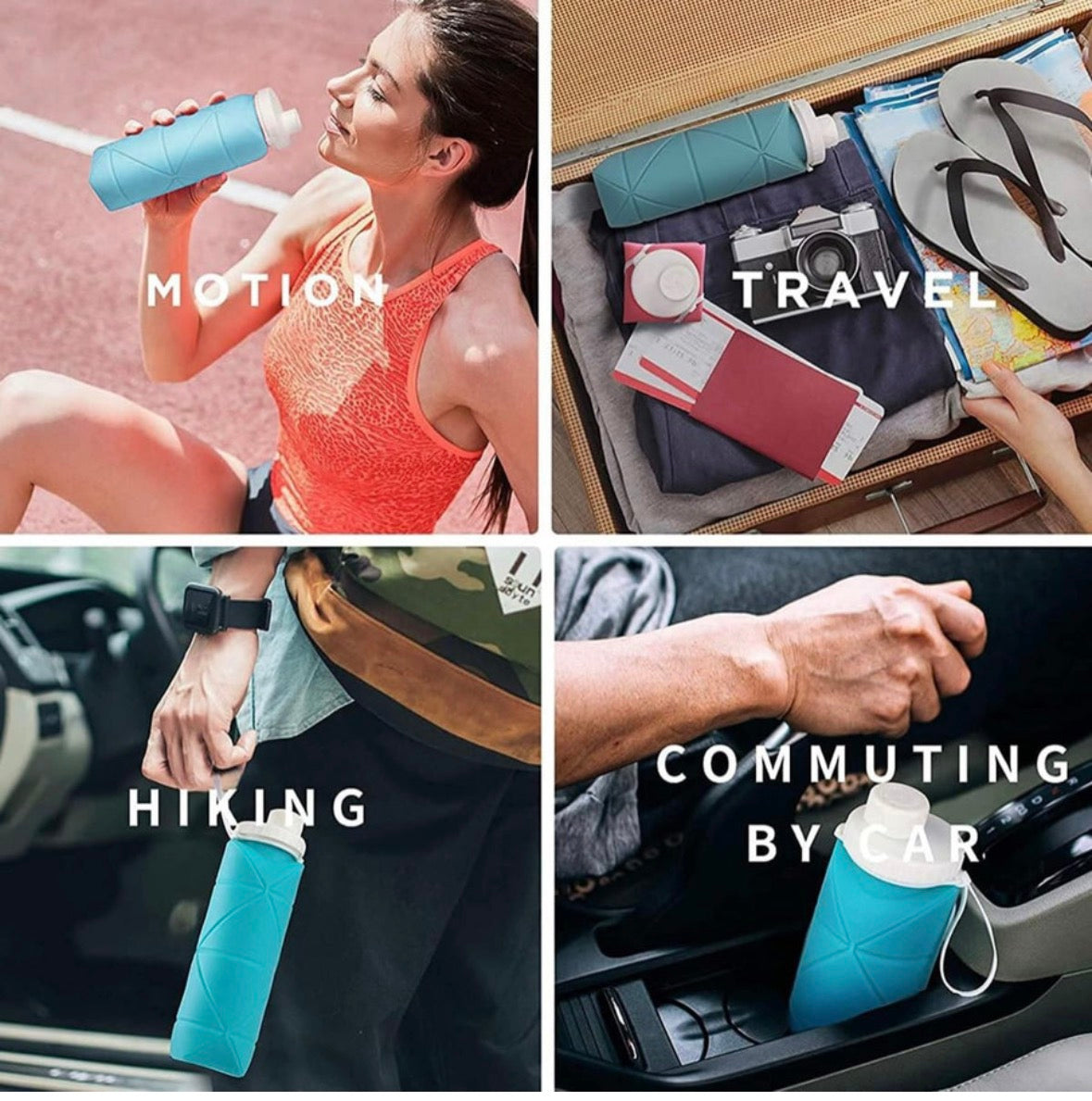 Foldable water bottle