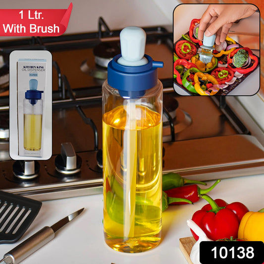 2 In 1 Oil Dispenser With Silicone Dropper Nozzle