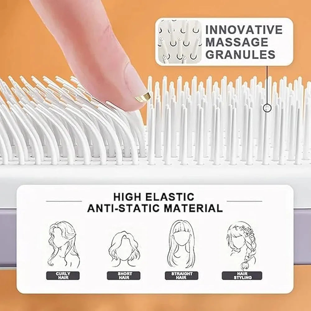 Self-cleaning Anti-static Massage Comb