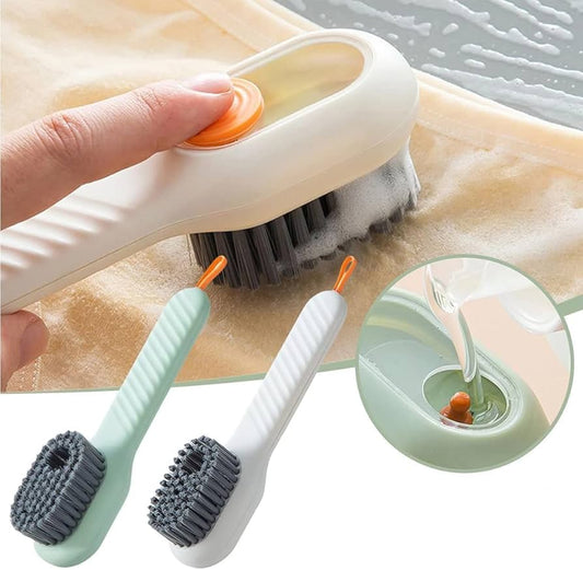 Liquid Adding Soft Fur Cleaning Brush