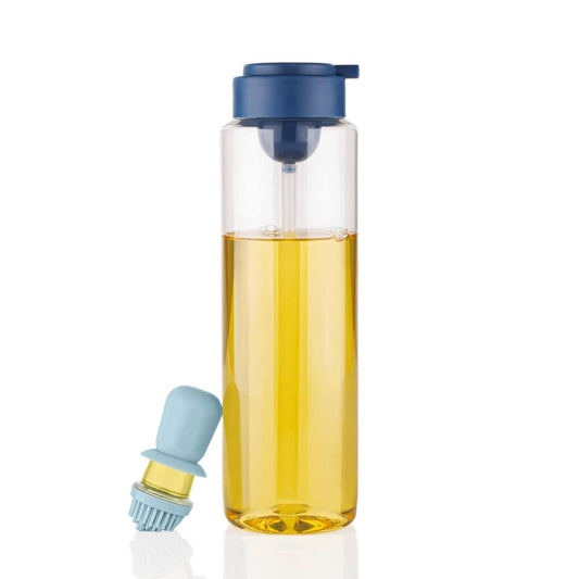 2 In 1 Oil Dispenser With Silicone Dropper Nozzle